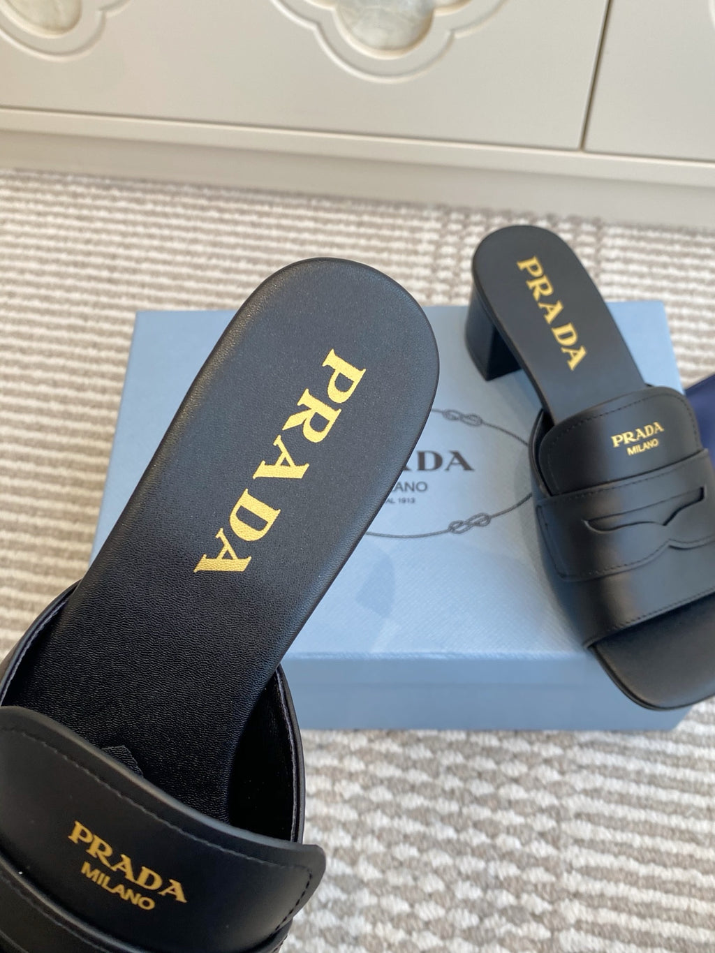 Black Leather Sandals