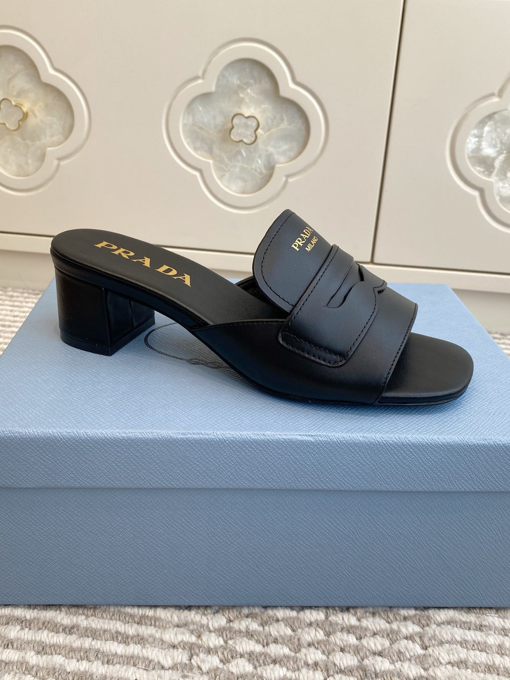 Black Leather Sandals
