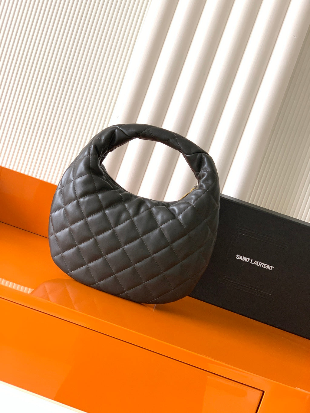 Black Icarino In Quilted Leather