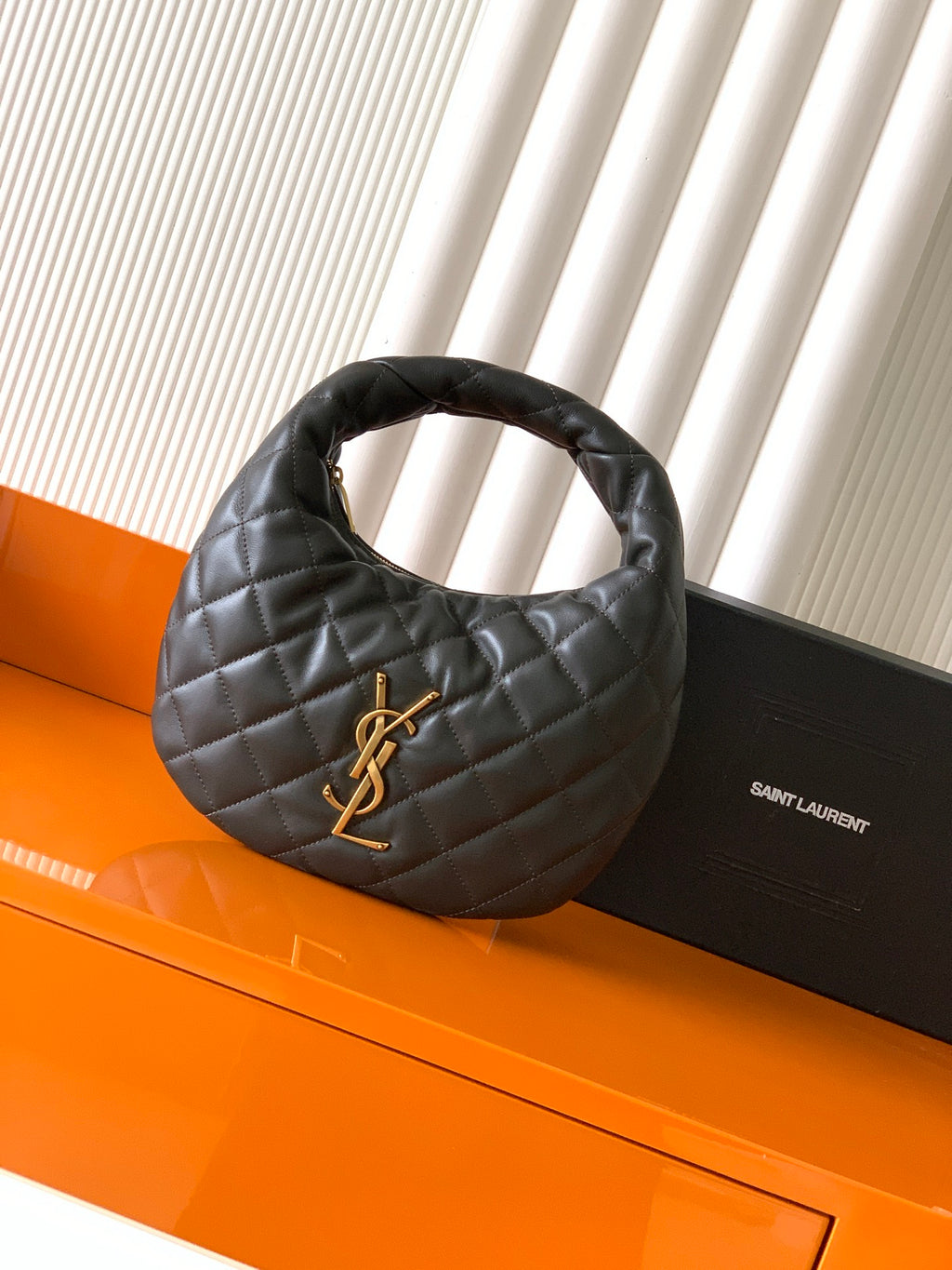 Black Icarino In Quilted Leather