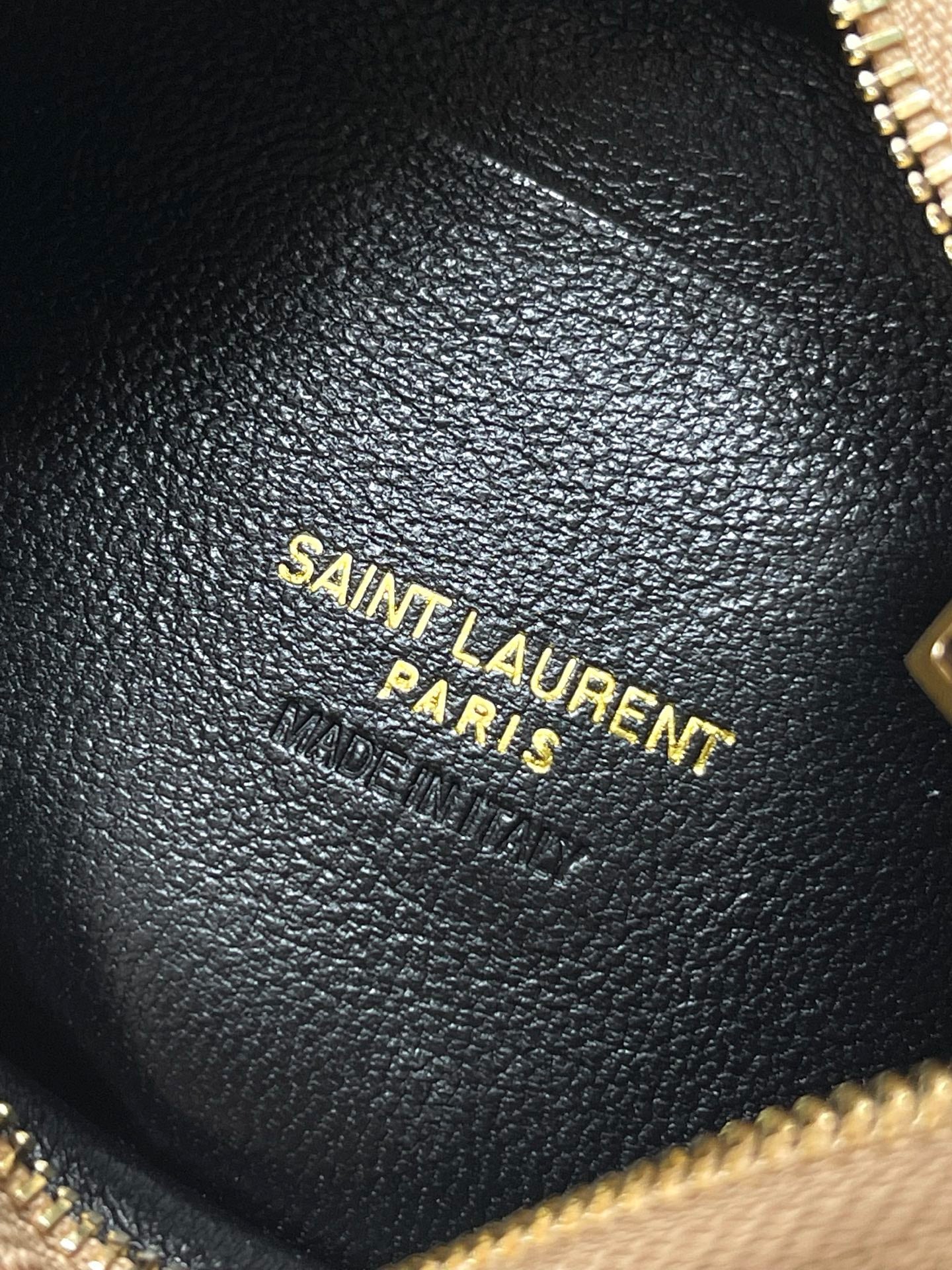 Dark Beige Icarino Mini In Quilted Leather