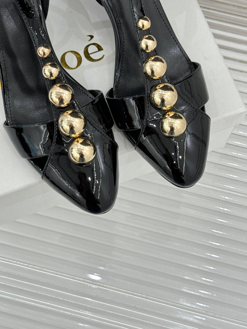 Black Cleia Heeled Sandal