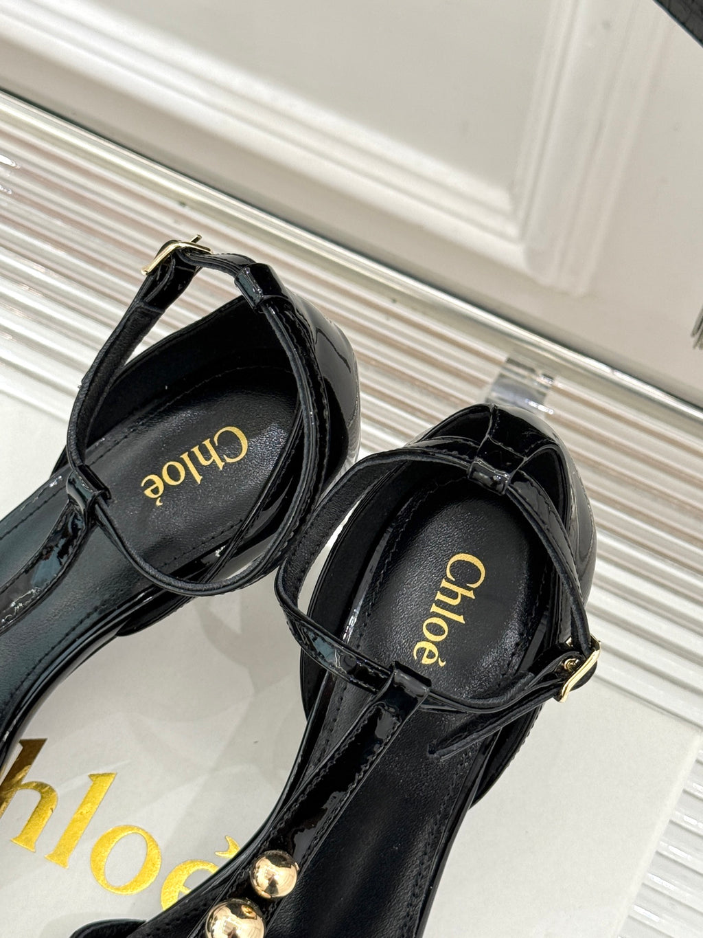 Black Cleia Heeled Sandal