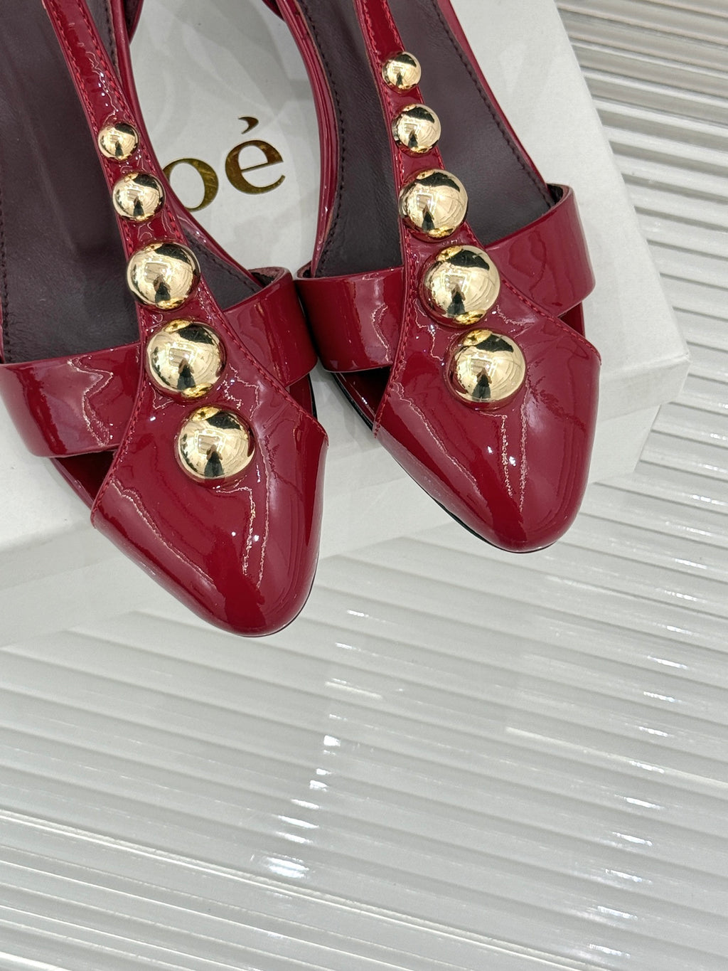 Grenat Cleia Heeled Sandal