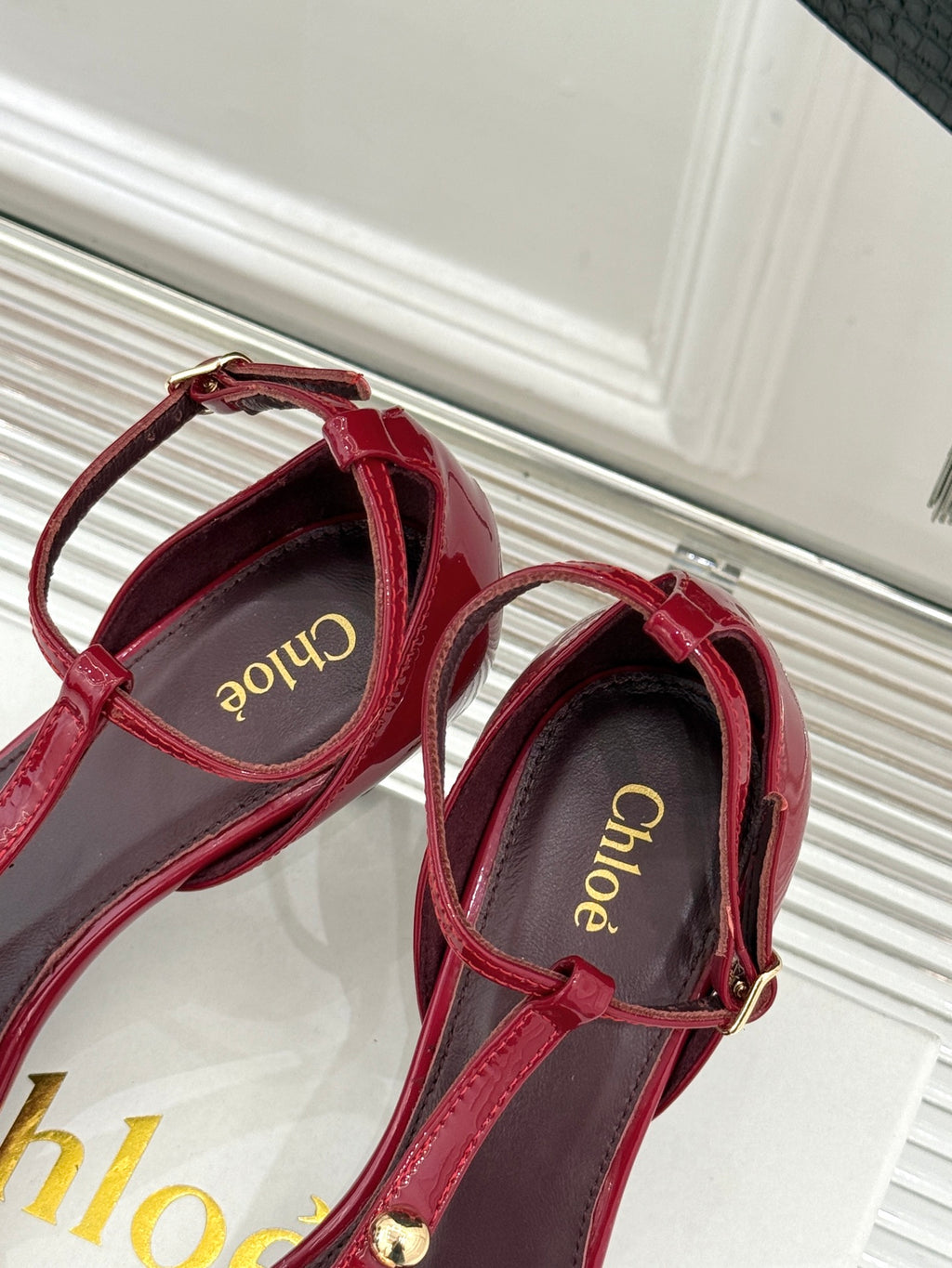 Grenat Cleia Heeled Sandal