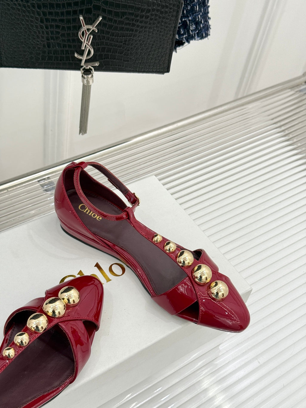 Grenat Cleia Sandal