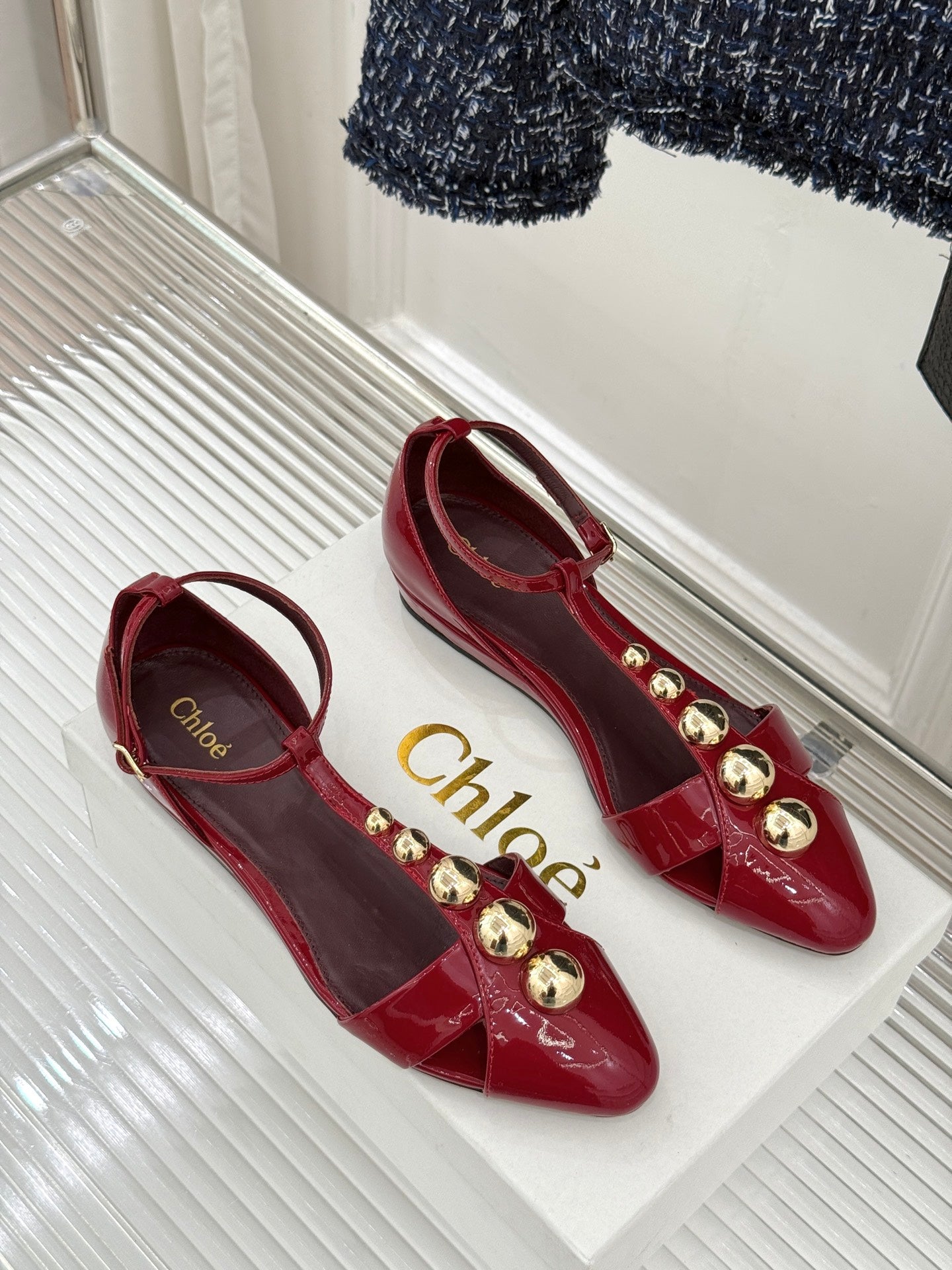 Grenat Cleia Sandal