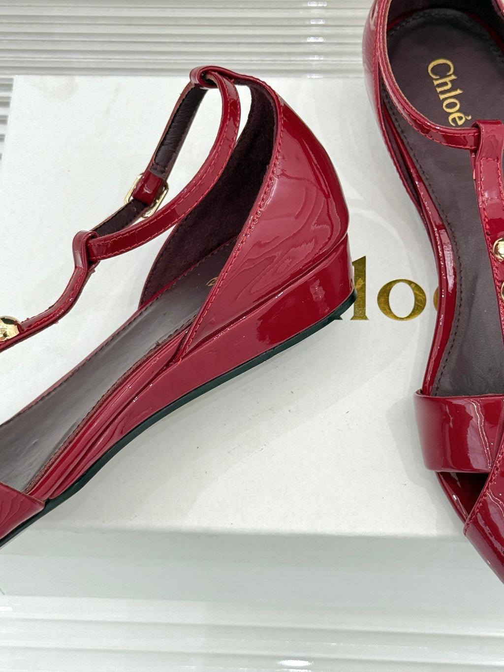 Grenat Cleia Sandal