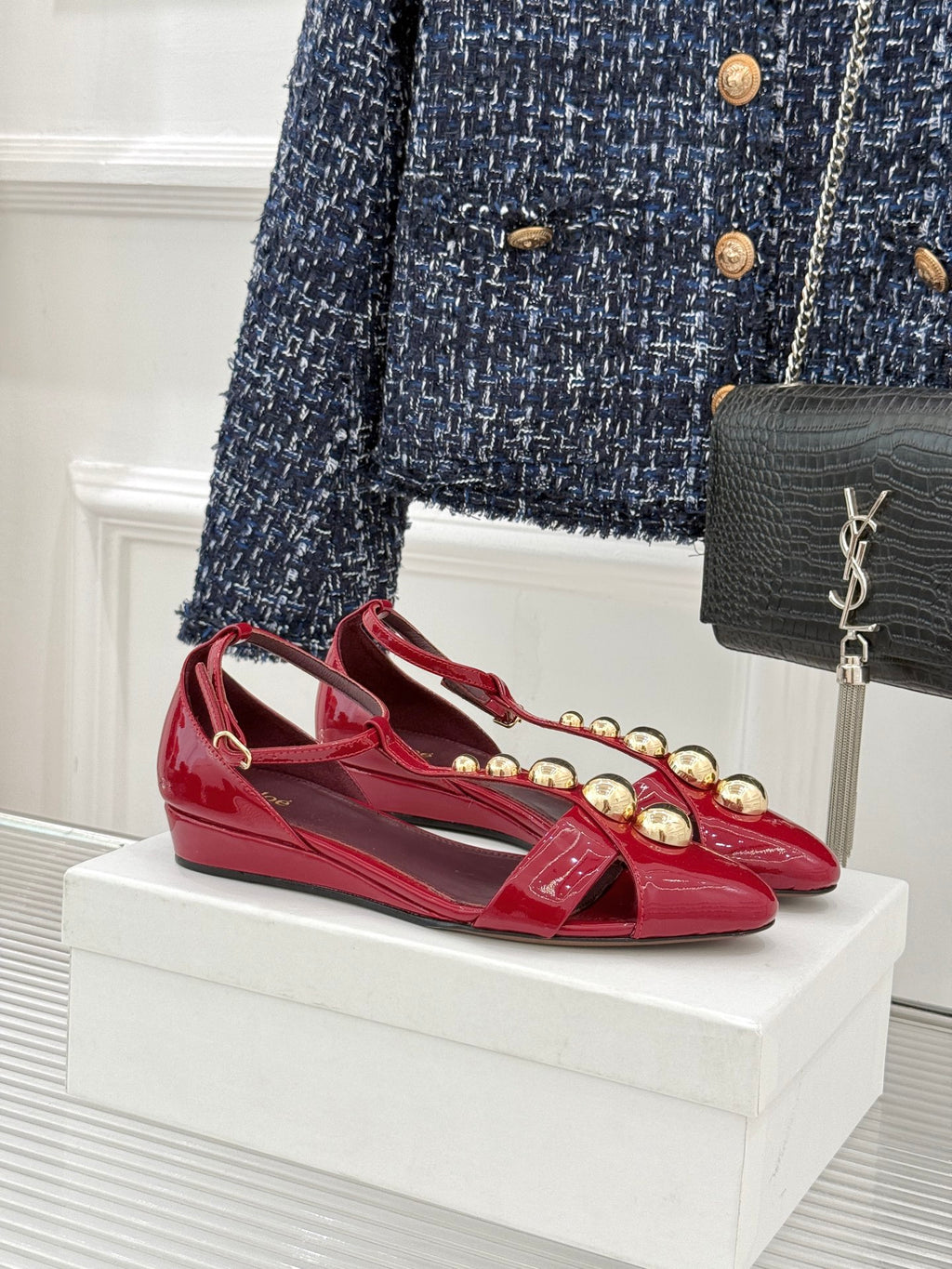 Grenat Cleia Sandal