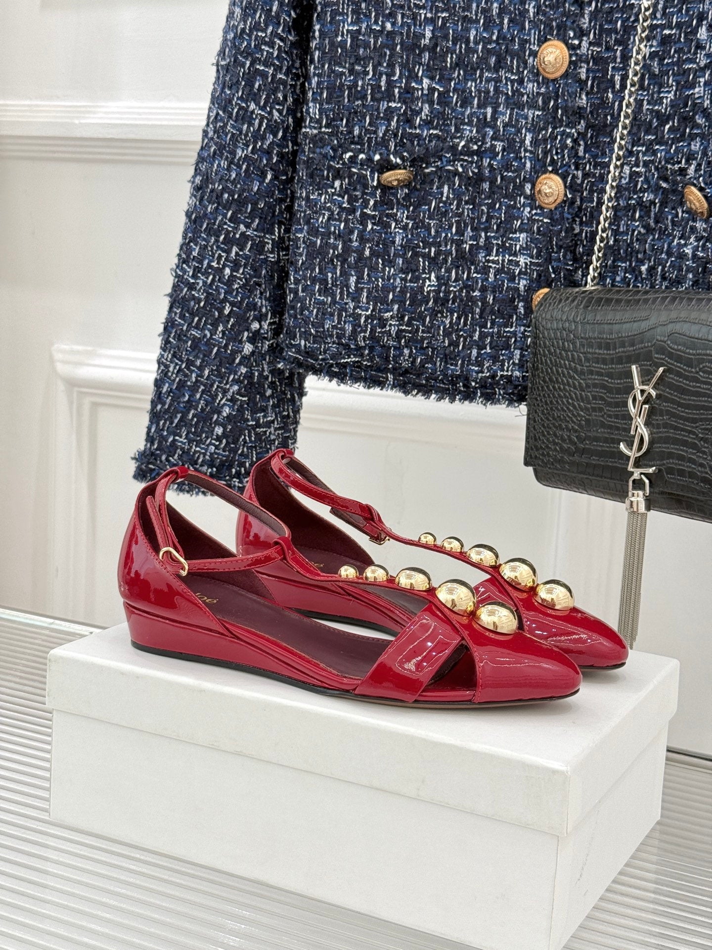 Grenat Cleia Sandal