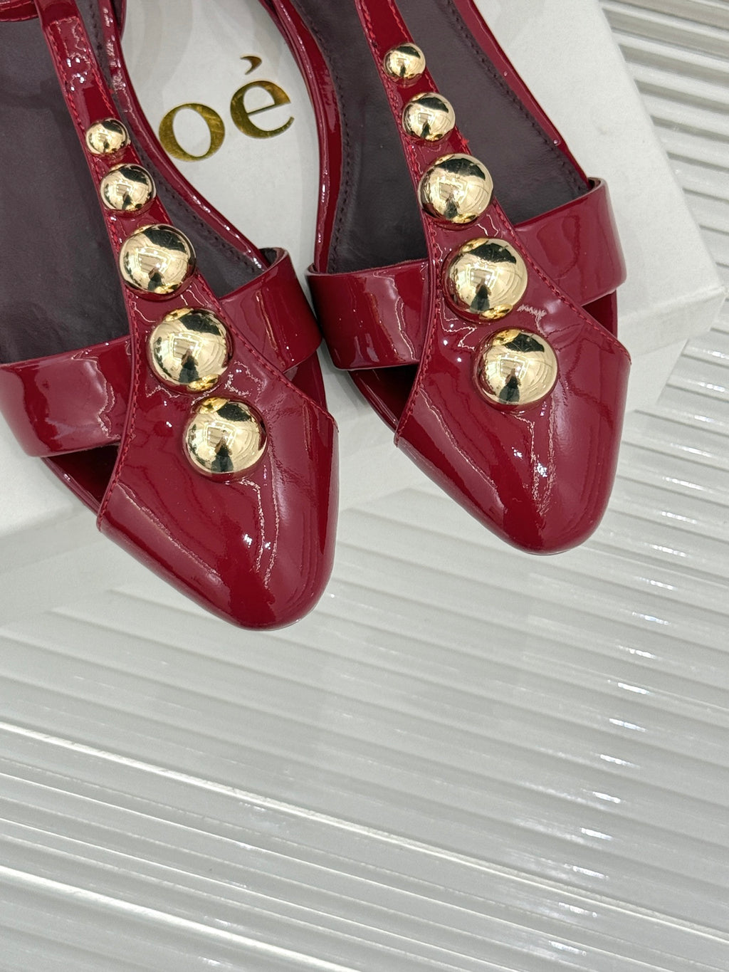 Grenat Cleia Sandal