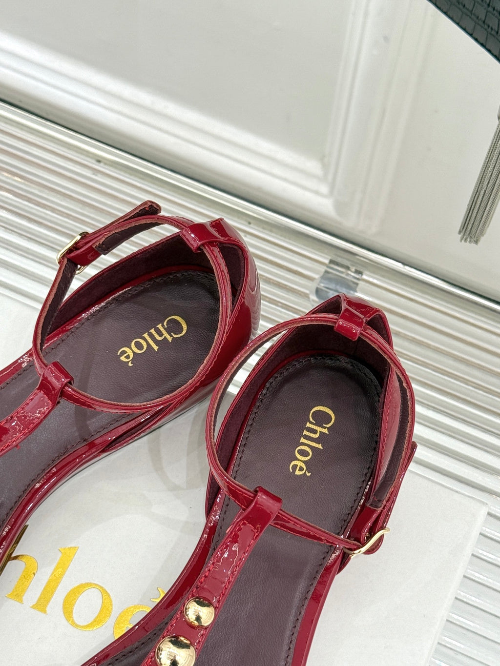 Grenat Cleia Sandal