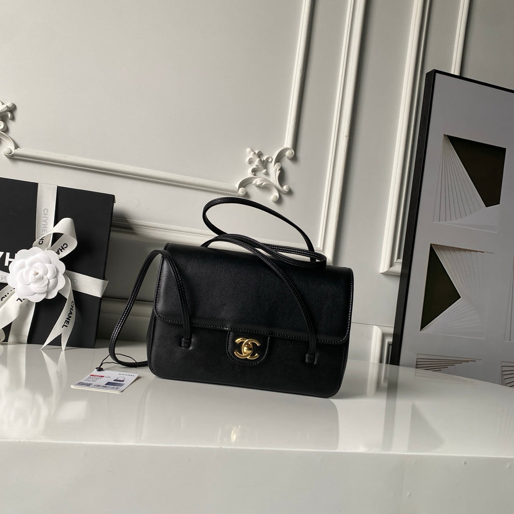 Black Small Flap Bag