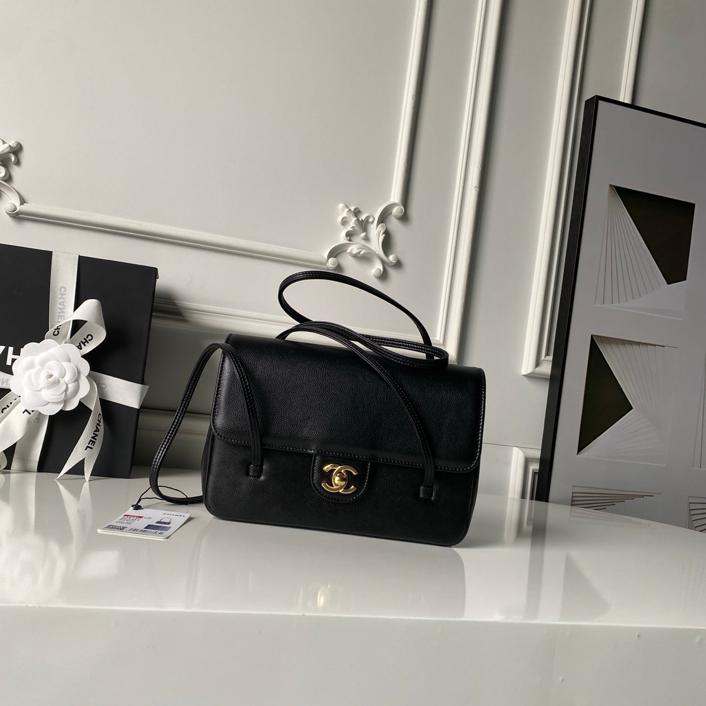 Black Small Flap Bag