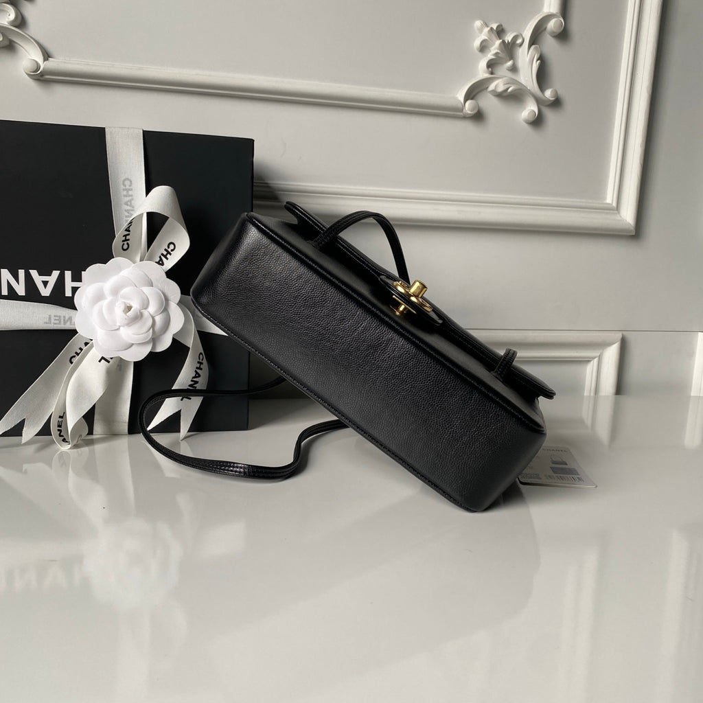 Black Small Flap Bag