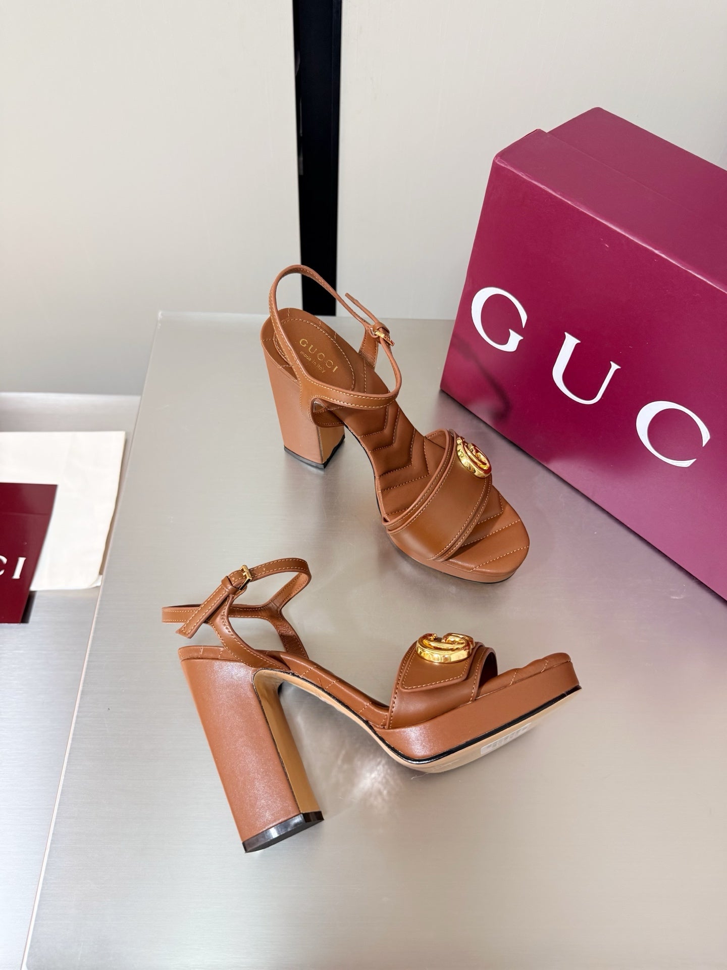 Brown Platform Sandal