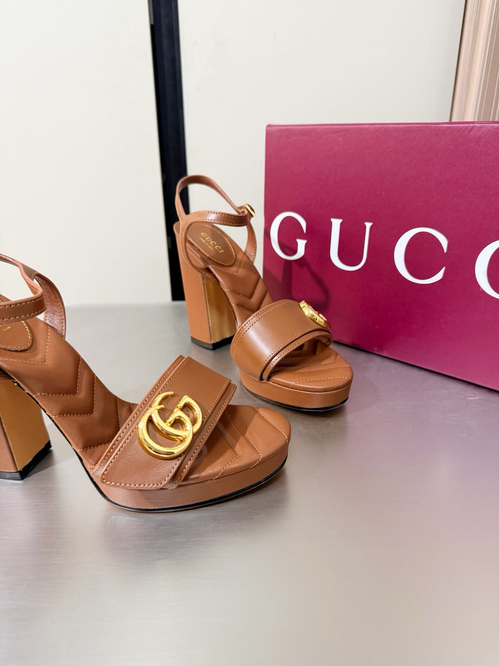 Brown Platform Sandal