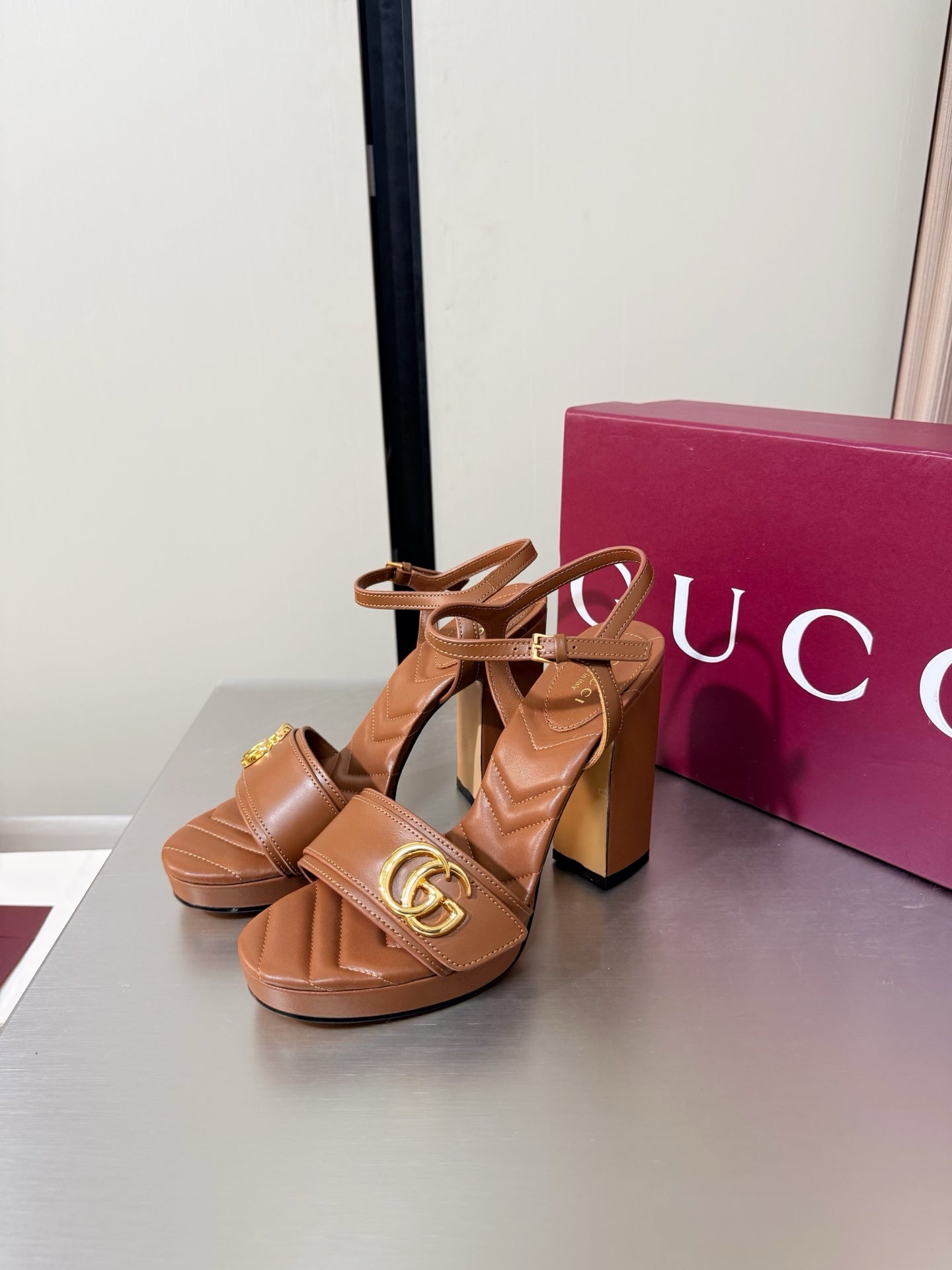 Brown Platform Sandal