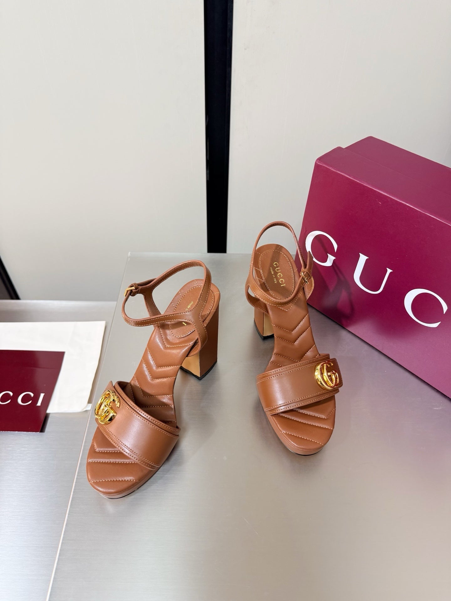 Brown Platform Sandal