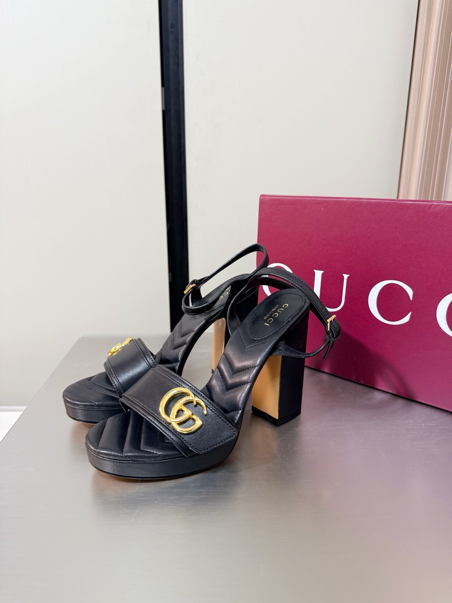 Black Platform Sandal