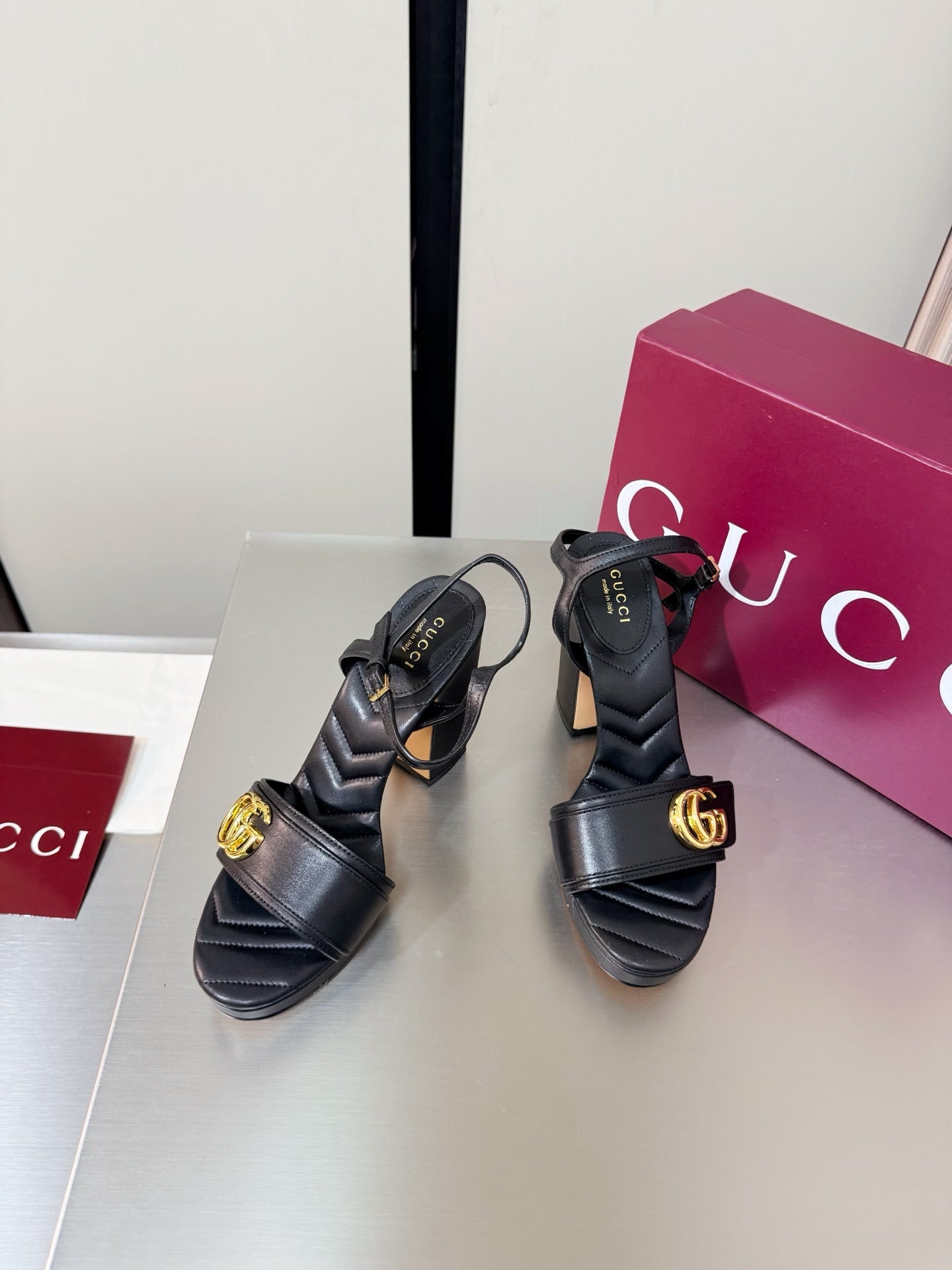 Black Platform Sandal
