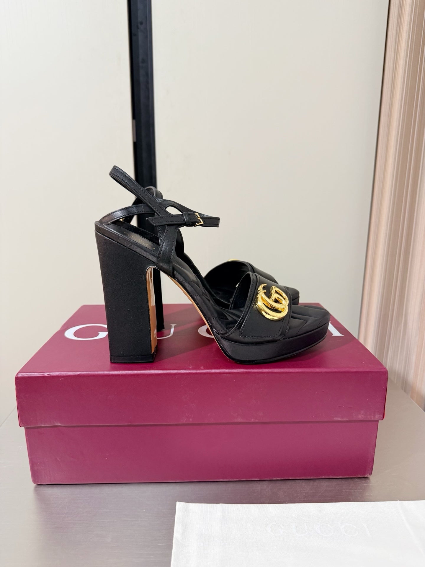 Black Platform Sandal