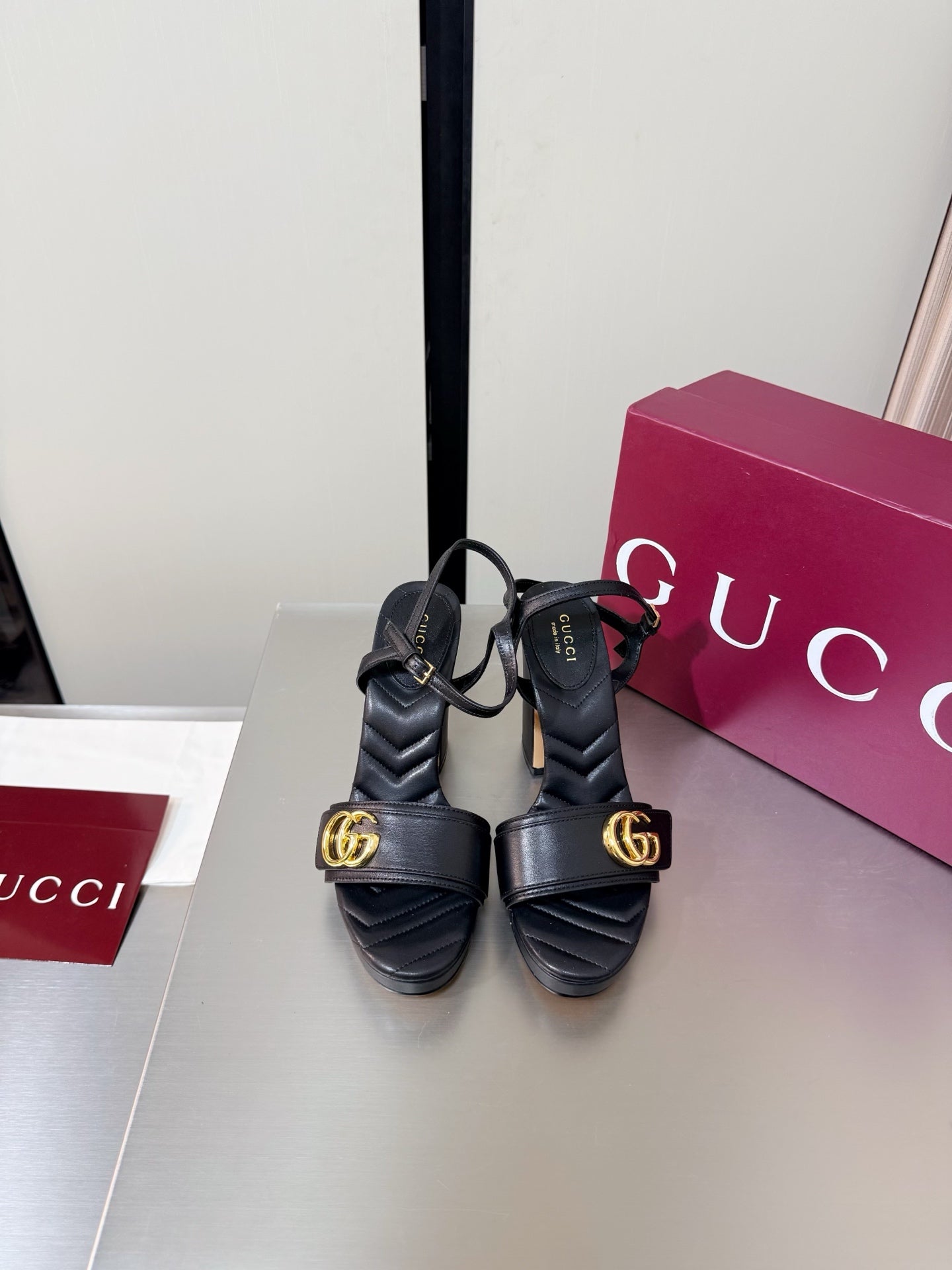 Black Platform Sandal