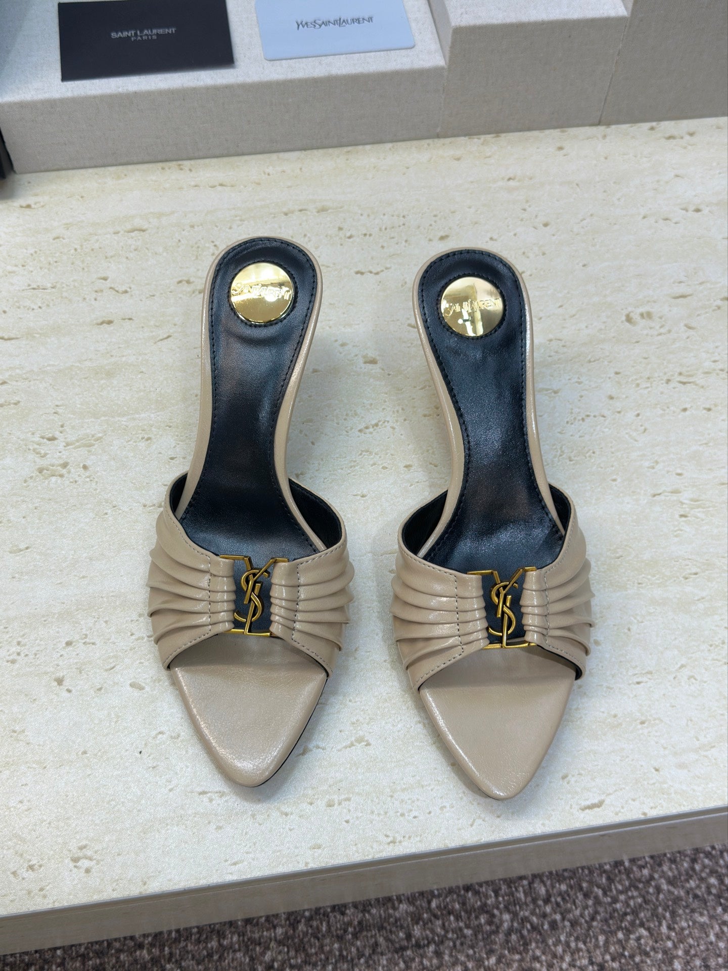 Nude Babylone Mules