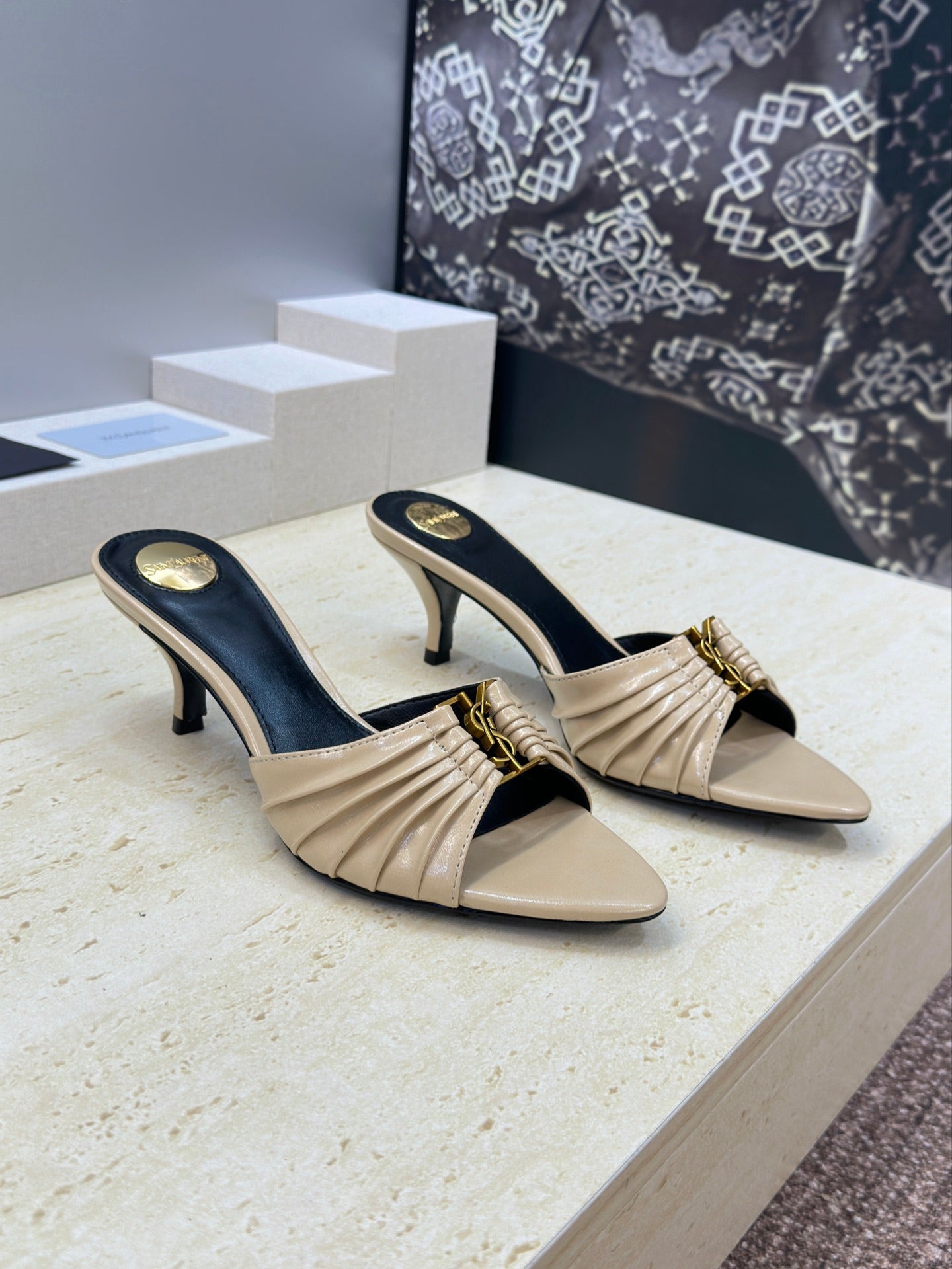 Nude Babylone Mules