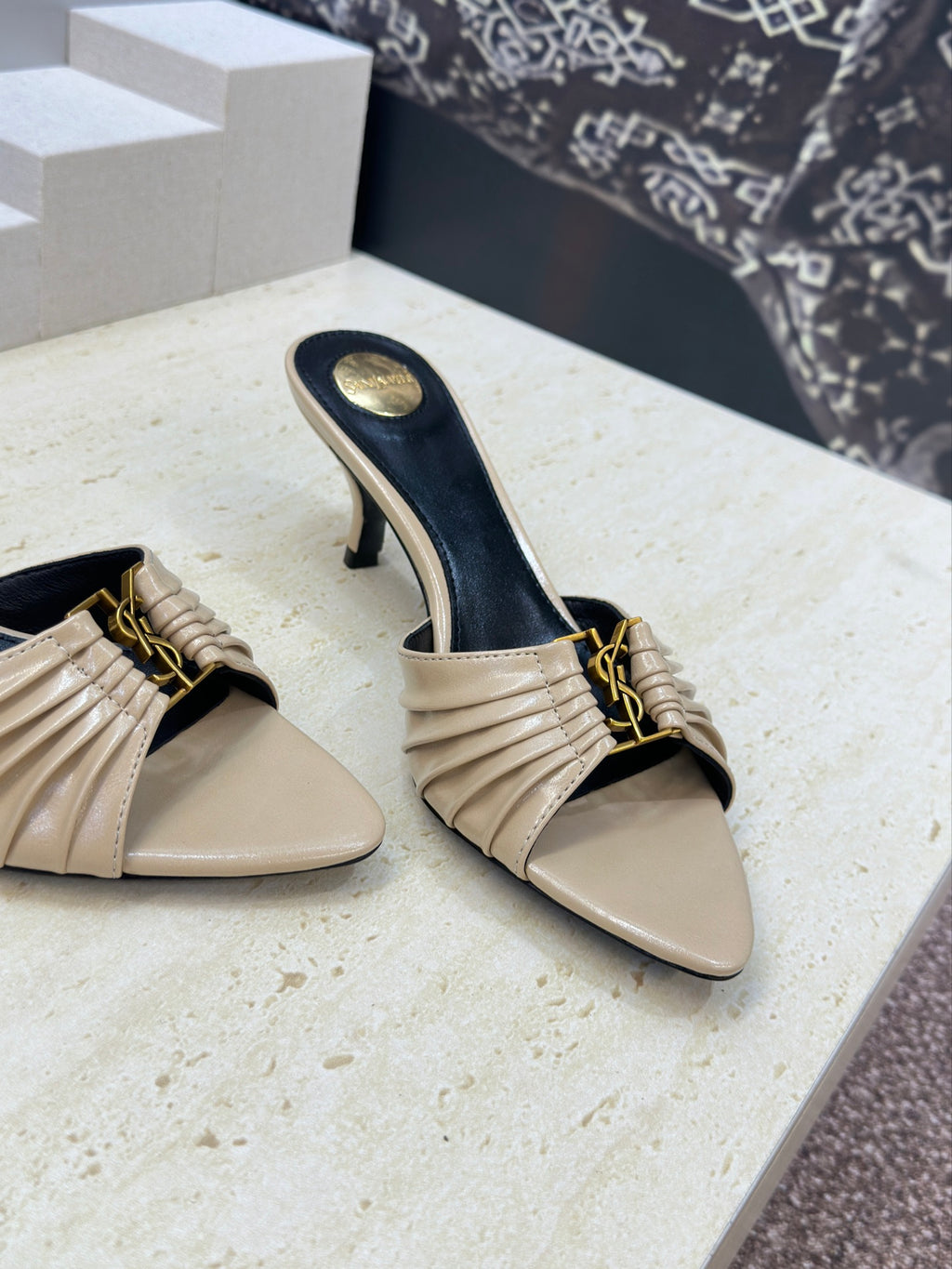 Nude Babylone Mules