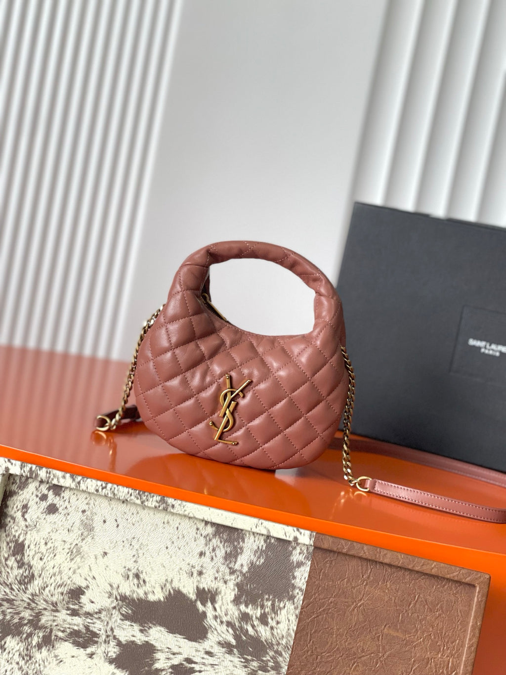 Hortensia Icarino Mini In Quilted Leather