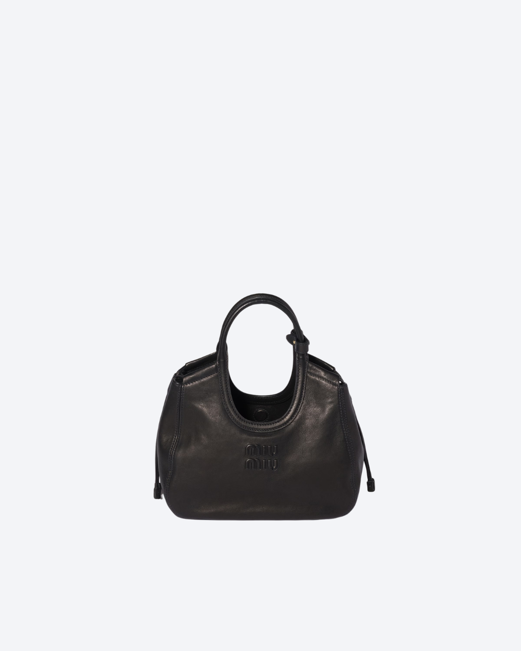 Black Ivy Leather Tote Bag - 1