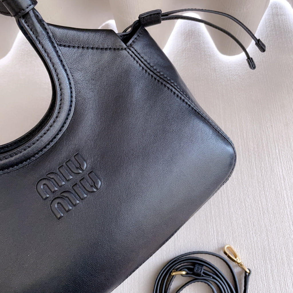 Black Ivy Leather Tote Bag - 9