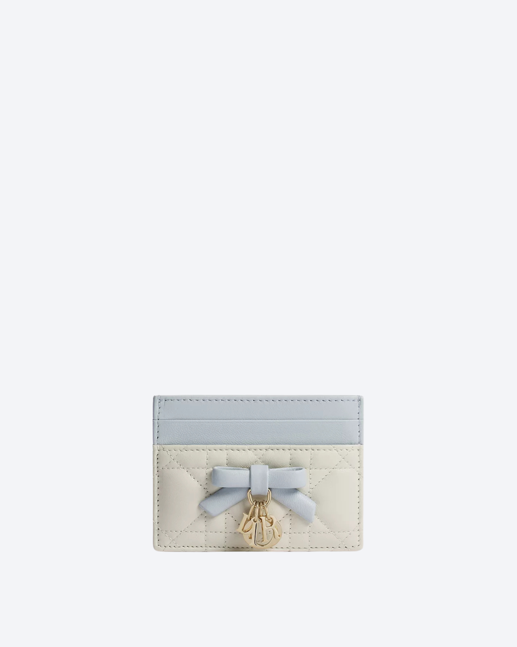 Latte & Ice Blue Freesia Card Holder - 1