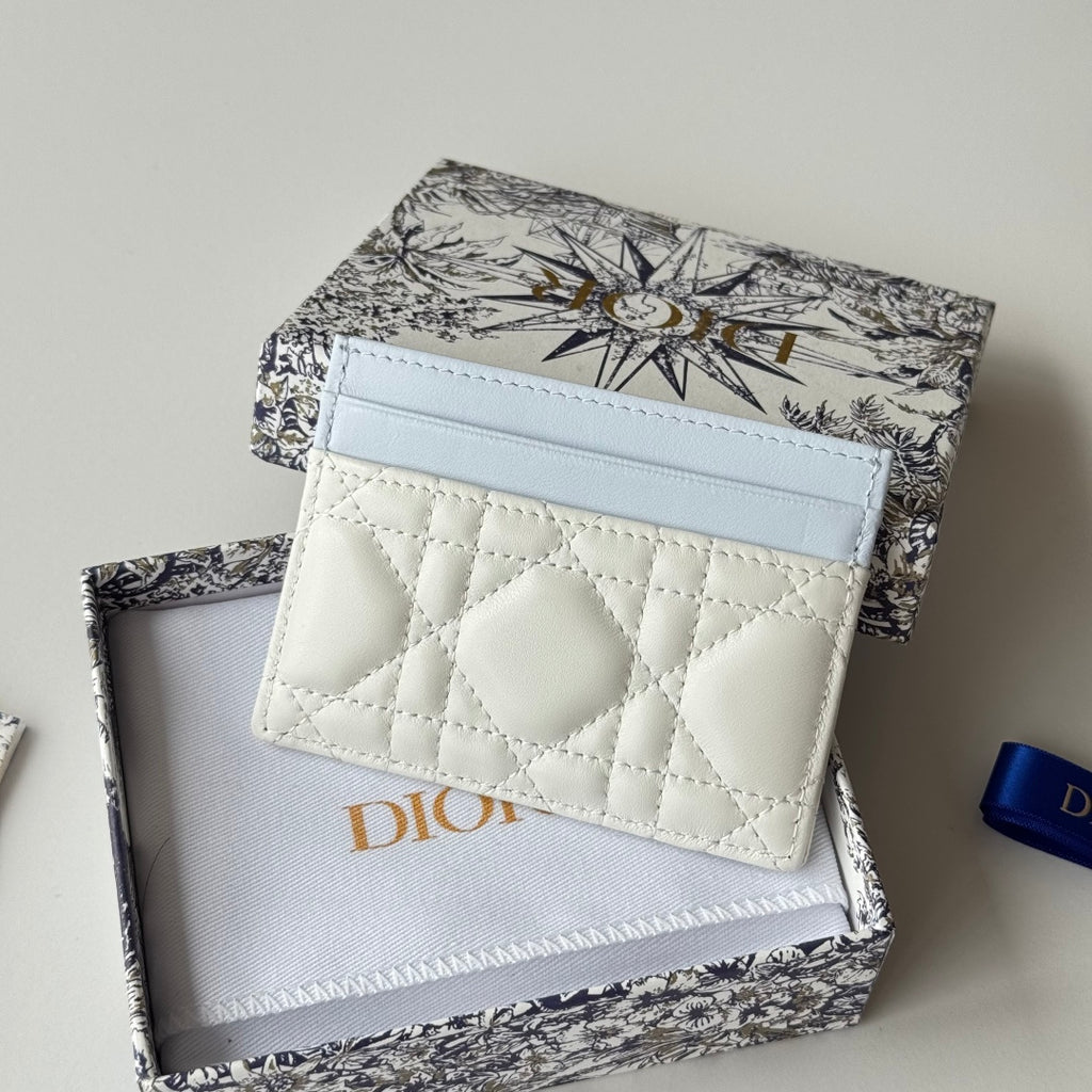 Latte & Ice Blue Freesia Card Holder - 6