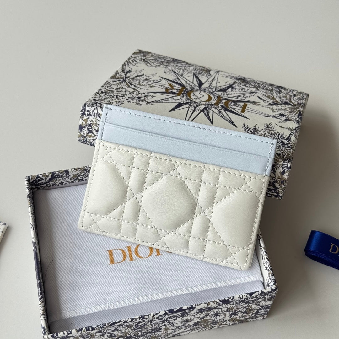 Latte & Ice Blue Freesia Card Holder - 6