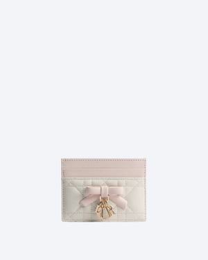 Latte & Ballet Pink Freesia Card Holder