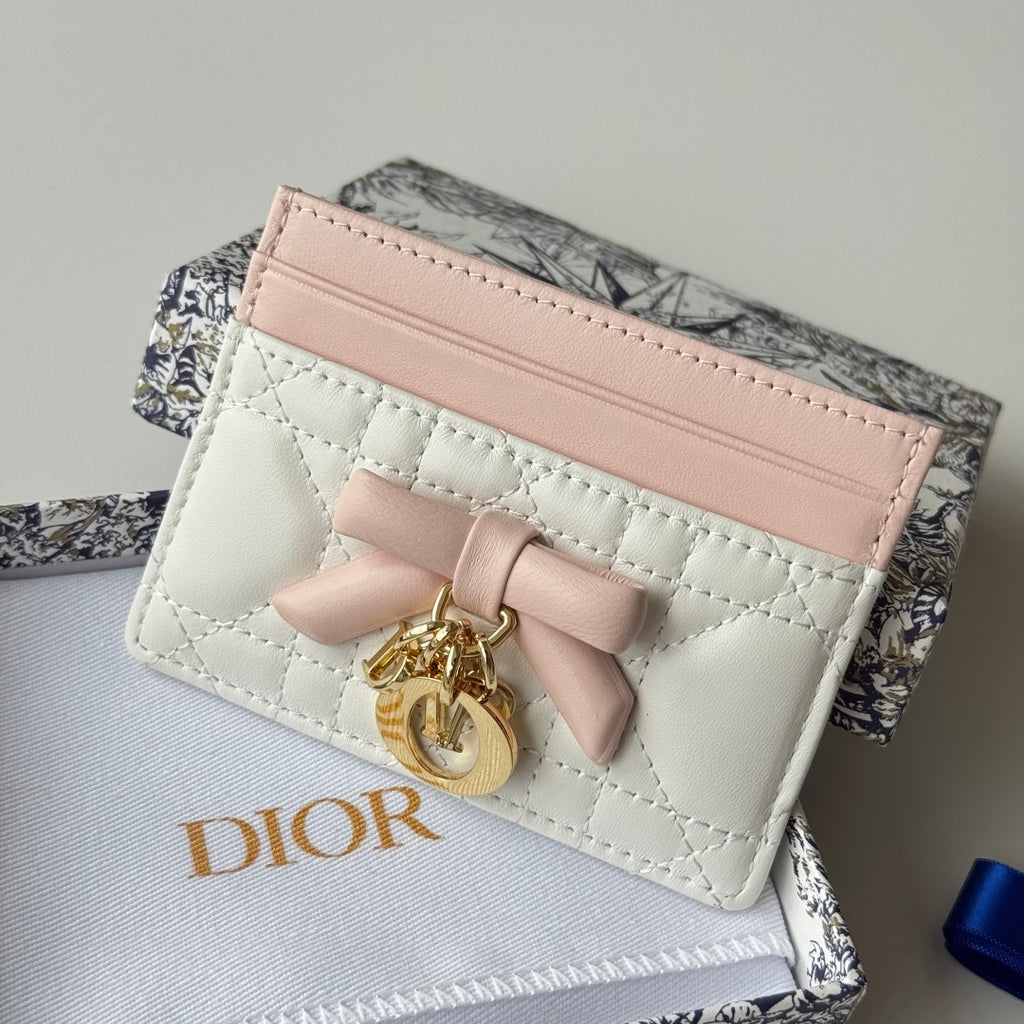Latte & Ballet Pink Freesia Card Holder - 4