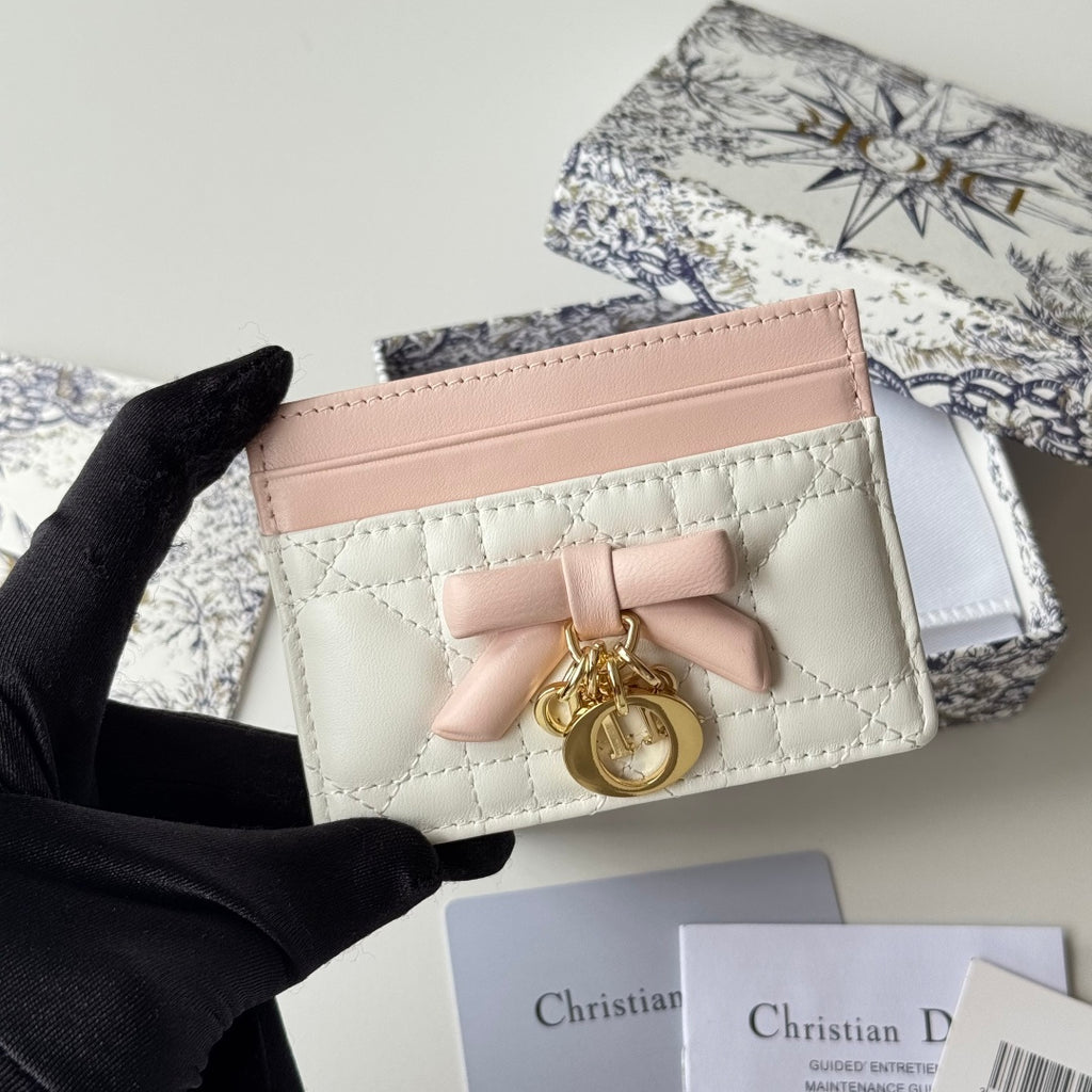Latte & Ballet Pink Freesia Card Holder - 7