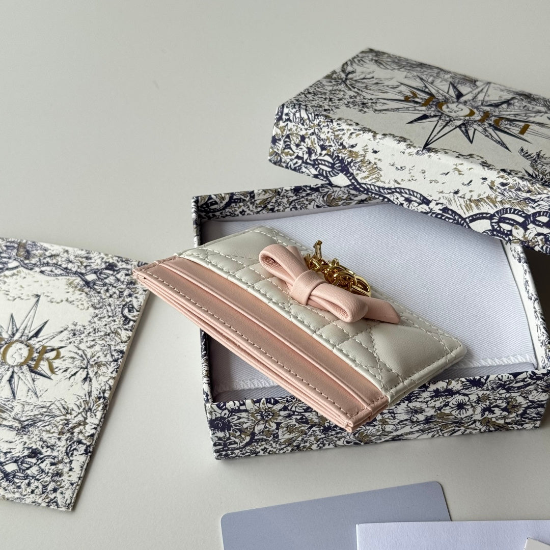 Latte & Ballet Pink Freesia Card Holder - 9