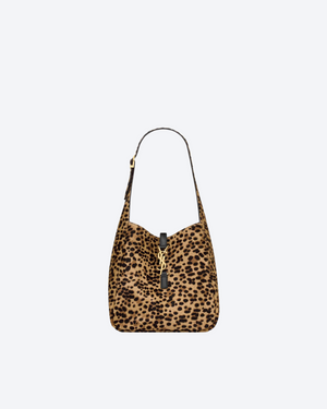 Leopard Le 5 À 7 Supple Small In Leather