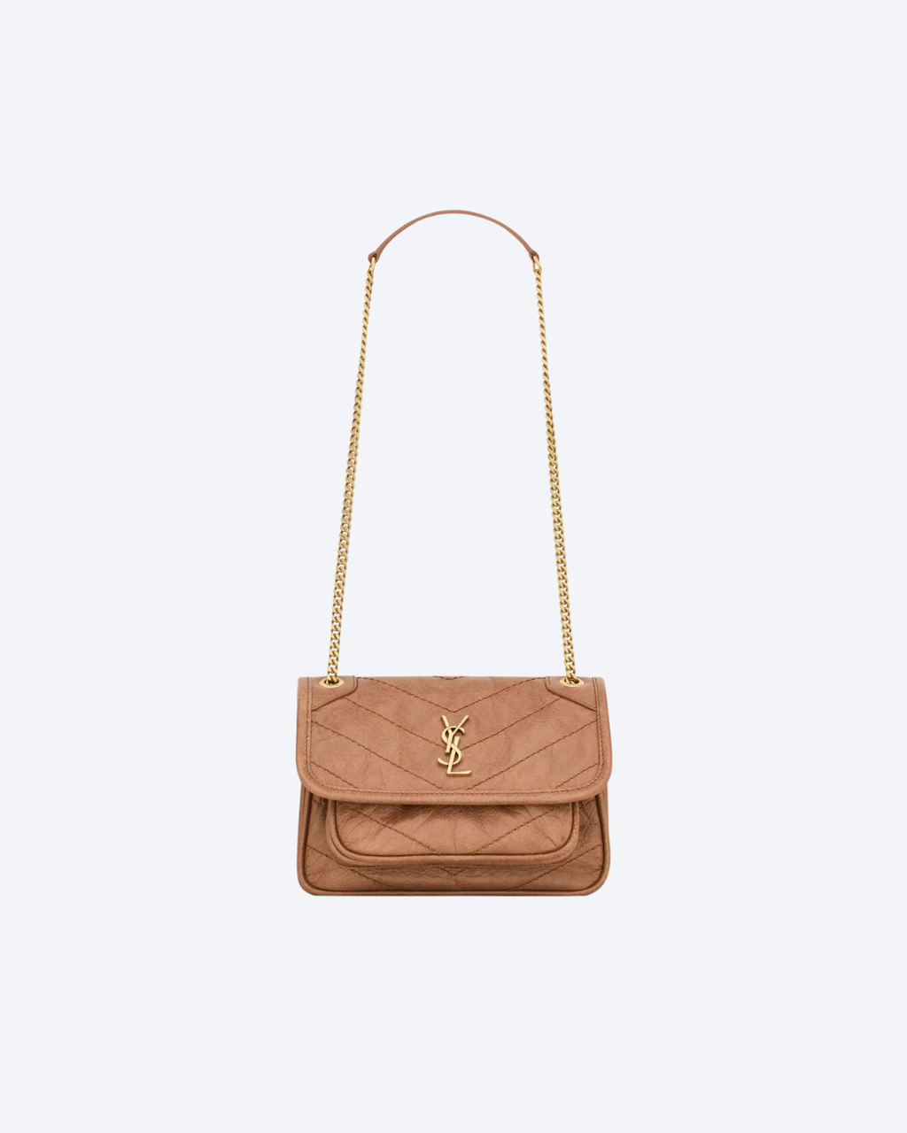 Light Caramel Niki Mini In Vintage Leather