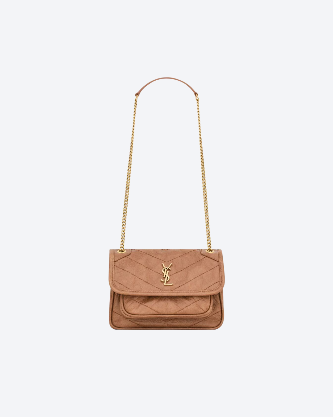 Light Caramel Niki Mini In Vintage Leather