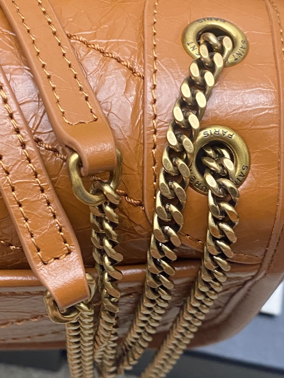 Light Caramel Niki Mini In Vintage Leather