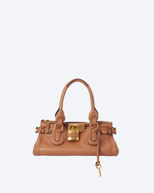 Mustang Brown Paddington Bag In Leather