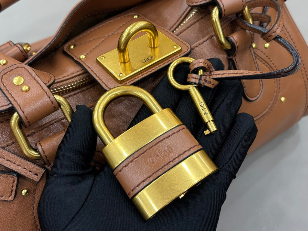 Mustang Brown Paddington Bag In Leather - 7