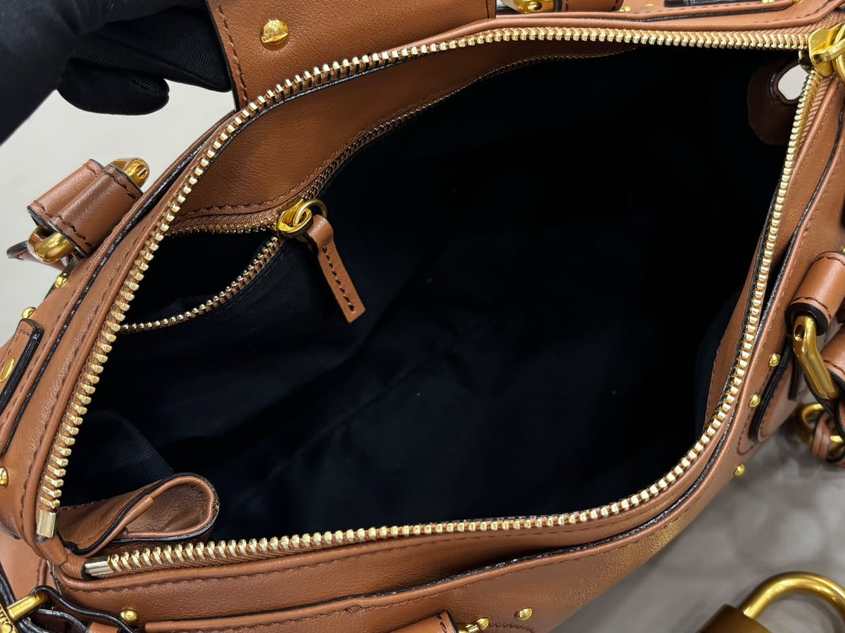 Mustang Brown Paddington Bag In Leather - 9