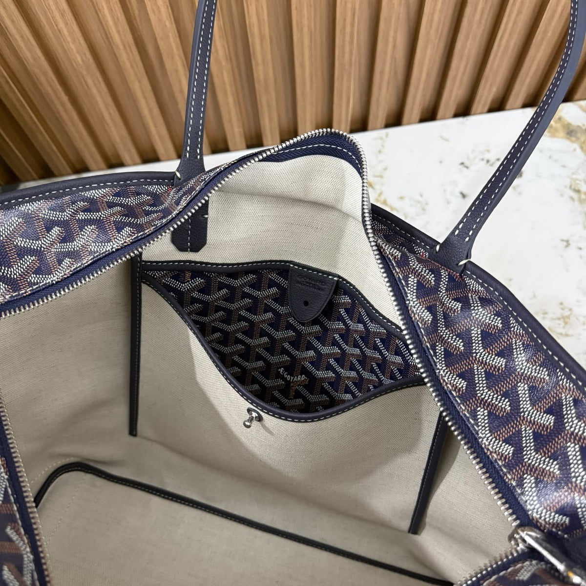Navy Artois MM Bag - view 9