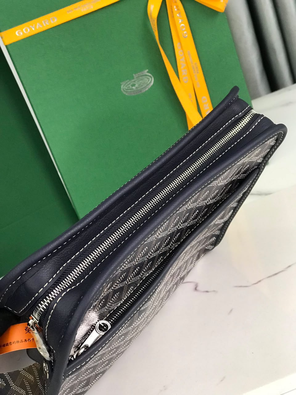 Navy Blue Jouvence MM Toiletry Bag