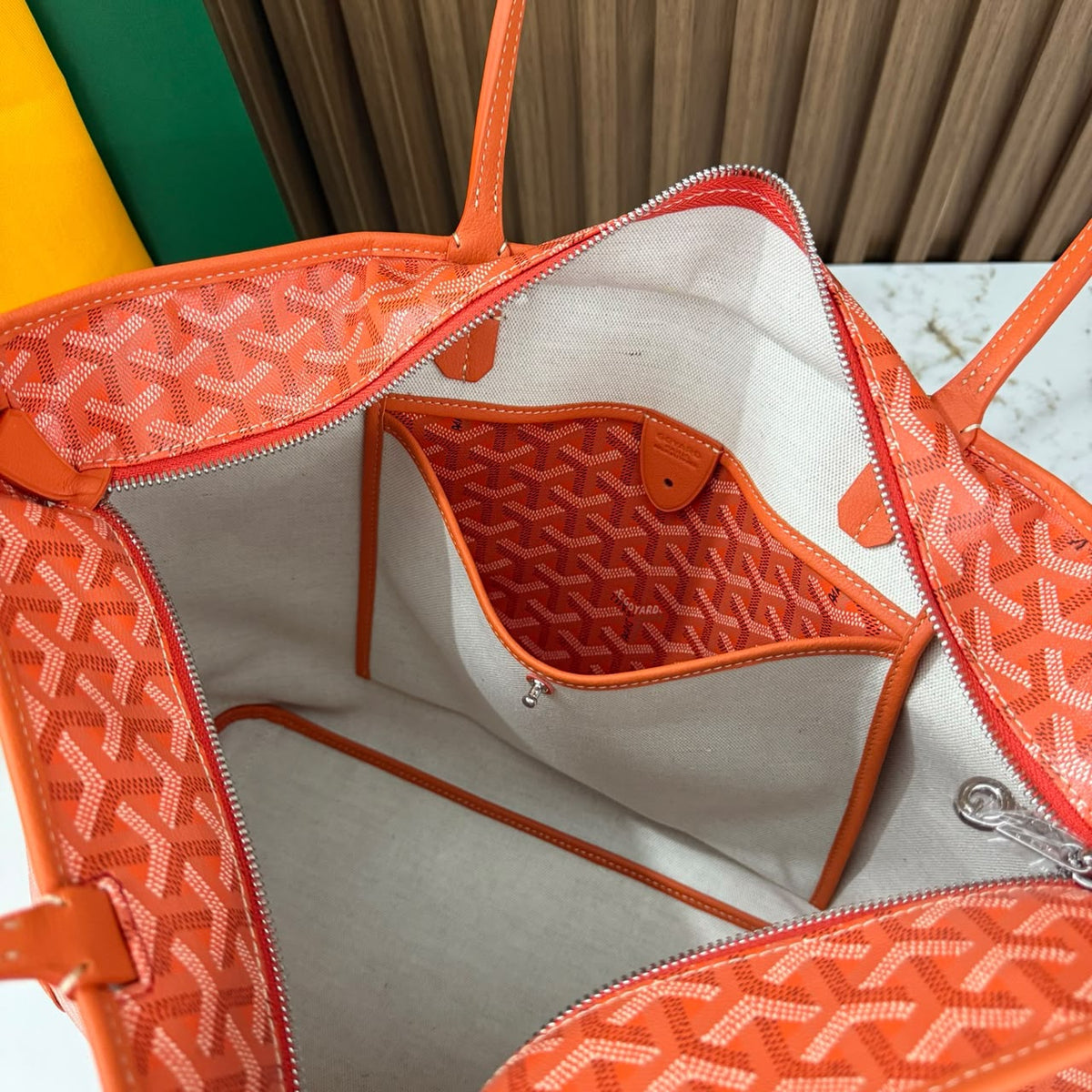 Orange Artois MM Bag - view 4
